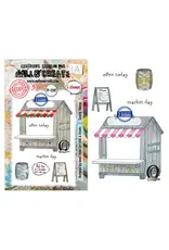 AALL & CREATE AALL & CREATE JANET KLEIN #1390 LOVELY THINGS A6 CLEAR STAMP SET
