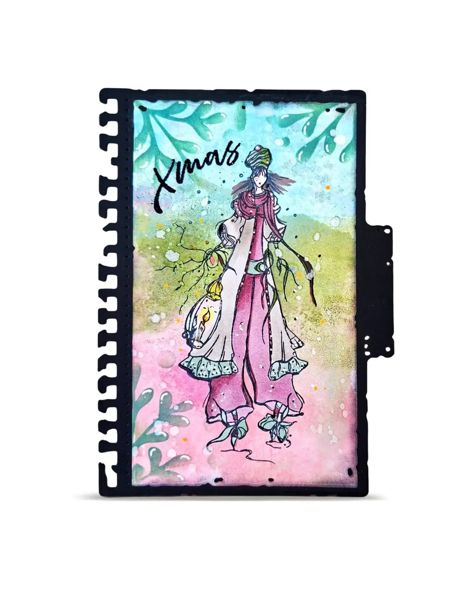 AALL & CREATE AALL & CREATE SOIZIC #1468 EVERGREEN DREAMER A6 CLEAR STAMP SET
