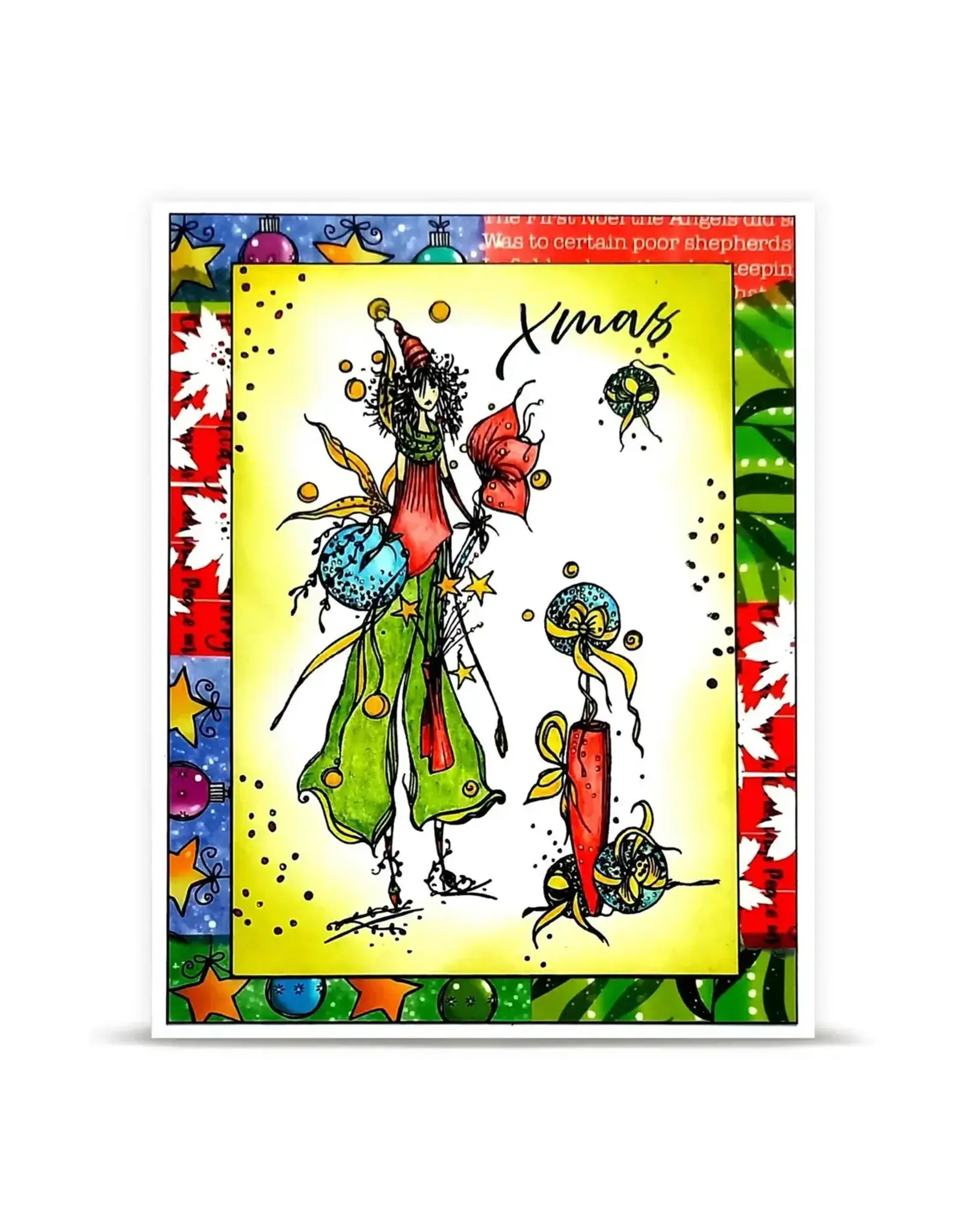 AALL & CREATE AALL & CREATE SOIZIC #1468 EVERGREEN DREAMER A6 CLEAR STAMP SET
