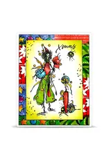 AALL & CREATE AALL & CREATE SOIZIC #1468 EVERGREEN DREAMER A6 CLEAR STAMP SET