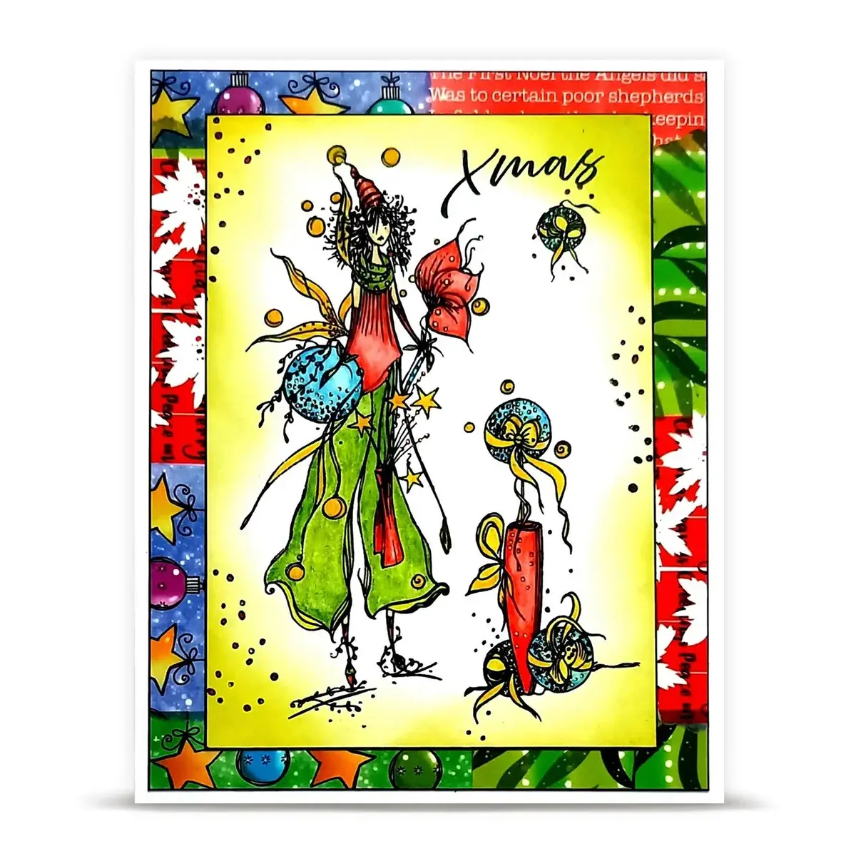 AALL & CREATE AALL & CREATE SOIZIC #1468 EVERGREEN DREAMER A6 CLEAR STAMP SET