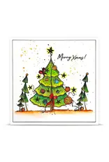 AALL & CREATE AALL & CREATE SOIZIC #1471 FLOATING FIR A6 CLEAR STAMP SET