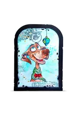 AALL & CREATE AALL & CREATE AUTOUR DE MWA #1493 MERRY WOOFMAS A6 CLEAR STAMP SET