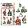 AALL & CREATE AALL & CREATE AUTOUR DE MWA #1494 CHICKMAS CHAOS A6 CLEAR STAMP SET