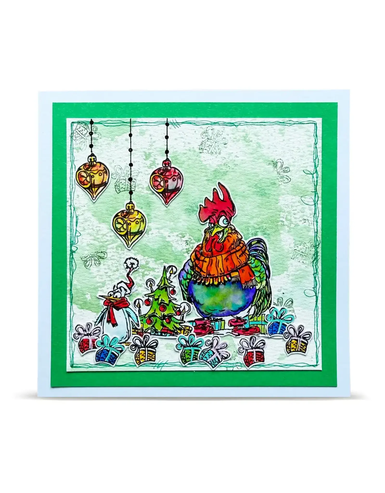 AALL & CREATE AALL & CREATE AUTOUR DE MWA #1494 CHICKMAS CHAOS A6 CLEAR STAMP SET