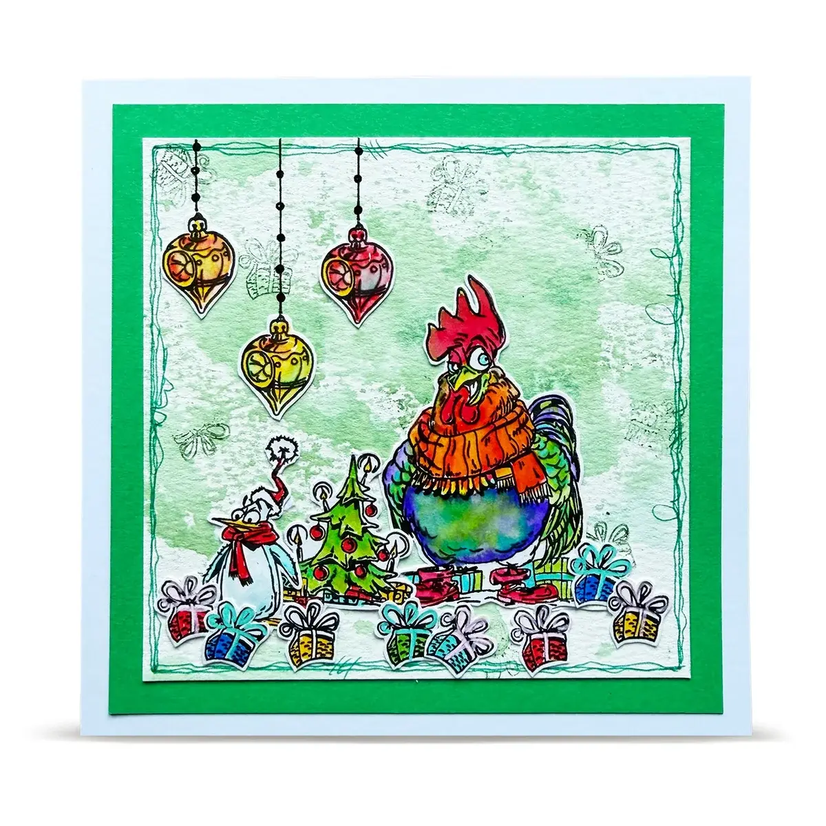 AALL & CREATE AALL & CREATE AUTOUR DE MWA #1494 CHICKMAS CHAOS A6 CLEAR STAMP SET