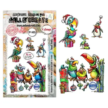 AALL & CREATE AALL & CREATE AUTOUR DE MWA #1495 TWEET TREATS A6 CLEAR STAMP SET