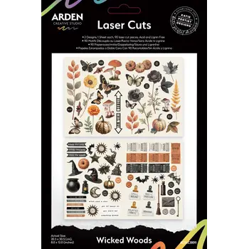 ARDEN CREATIVE STUDIO ARDEN CREATIVE STUDIO WICKED WOODS 8x12 LASER CUTS