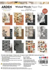 ARDEN CREATIVE STUDIO ARDEN CREATIVE STUDIO WICKED WOODS 6x8 PAPER PAD