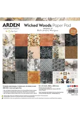 ARDEN CREATIVE STUDIO ARDEN CREATIVE STUDIO WICKED WOODS 12x12 PAPER PAD 24 SHEETS