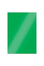 HUNKYDORY CRAFTS LTD. HUNKYDORY EMERALD GREEN A4 MIRRI CARD ESSENTIALS 10 SHEETS