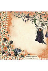 GRAPHIC 45 GRAPHIC 45 BOOTIFUL GREETINGS BEWITCHING LAYOUT 12x12 CARDSTOCK