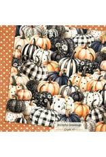GRAPHIC 45 GRAPHIC 45 BOOTIFUL GREETINGS PUMPKINS & POLKADOTS 12x12 CARDSTOCK