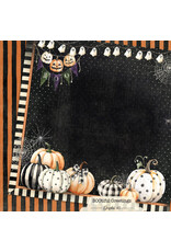 GRAPHIC 45 GRAPHIC 45 BOOTIFUL GREETINGS PUMPKIN LAYOUT 12x12 CARDSTOCK
