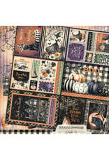 GRAPHIC 45 GRAPHIC 45 BOOTIFUL GREETINGS JOURNALING CUT-APART 12x12 CARDSTOCK