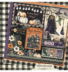 GRAPHIC 45 GRAPHIC 45 BOOTIFUL GREETINGS SIGNATURE CUT-APART 12x12 CARDSTOCK