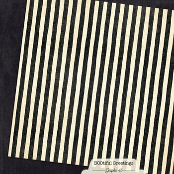 GRAPHIC 45 GRAPHIC 45 BOOTIFUL GREETINGS ONYX BLACK PATTERNS & SOLIDS 12x12 CARDSTOCK