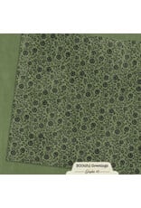 GRAPHIC 45 GRAPHIC 45 BOOTIFUL GREETINGS GOTHIC GREEN PATTERNS & SOLIDS 12x12 CARDSTOCK