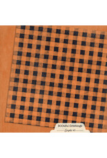 GRAPHIC 45 GRAPHIC 45 BOOTIFUL GREETINGS RUSTY ORANGE PATTERNS & SOLIDS 12x12 CARDSTOCK