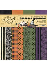GRAPHIC 45 GRAPHIC 45 BOOTFIUL GREETINGS PATTERNS & SOLIDS 12x12 COLLECTION PACK
