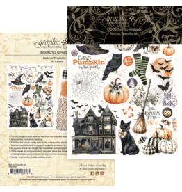 GRAPHIC 45 GRAPHIC 45 BOOTIFUL GREETINGS RUB-ON TRANSFER SET