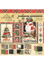GRAPHIC 45 GRAPHIC 45 MERRY-FUL GREETINGS 12x12 COLLECTION PACK