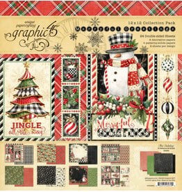 GRAPHIC 45 GRAPHIC 45 MERRY-FUL GREETINGS 12x12 COLLECTION PACK