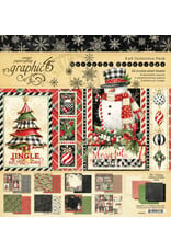 GRAPHIC 45 GRAPHIC 45 MERRY-FUL GREETINGS 8x8 COLLECTION PACK
