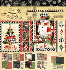 GRAPHIC 45 GRAPHIC 45 MERRY-FUL GREETINGS 8x8 COLLECTION PACK