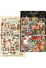 GRAPHIC 45 GRAPHIC 45 MERRY-FUL GREETINGS EPHEMERA SET