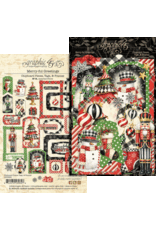 GRAPHIC 45 GRAPHIC 45 MERRY-FUL GREETINGS CHIPBOARD TAGS & FRAMES