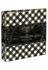 GRAPHIC 45 GRAPHIC 45 CHECK BLACK INTERACTIVE BINDER ALBUM
