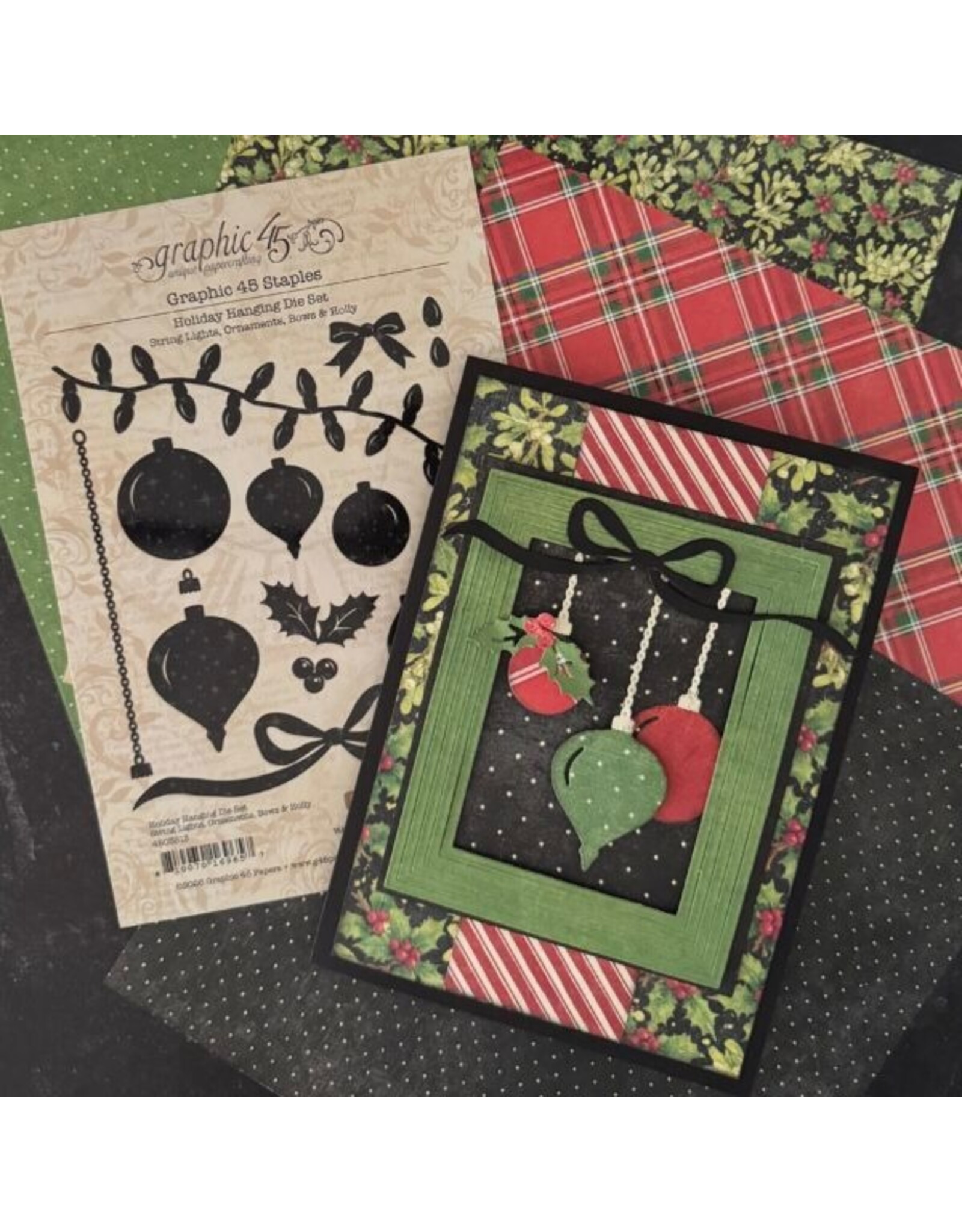 GRAPHIC 45 GRAPHIC 45 HOLIDAY HANGING DIE SET