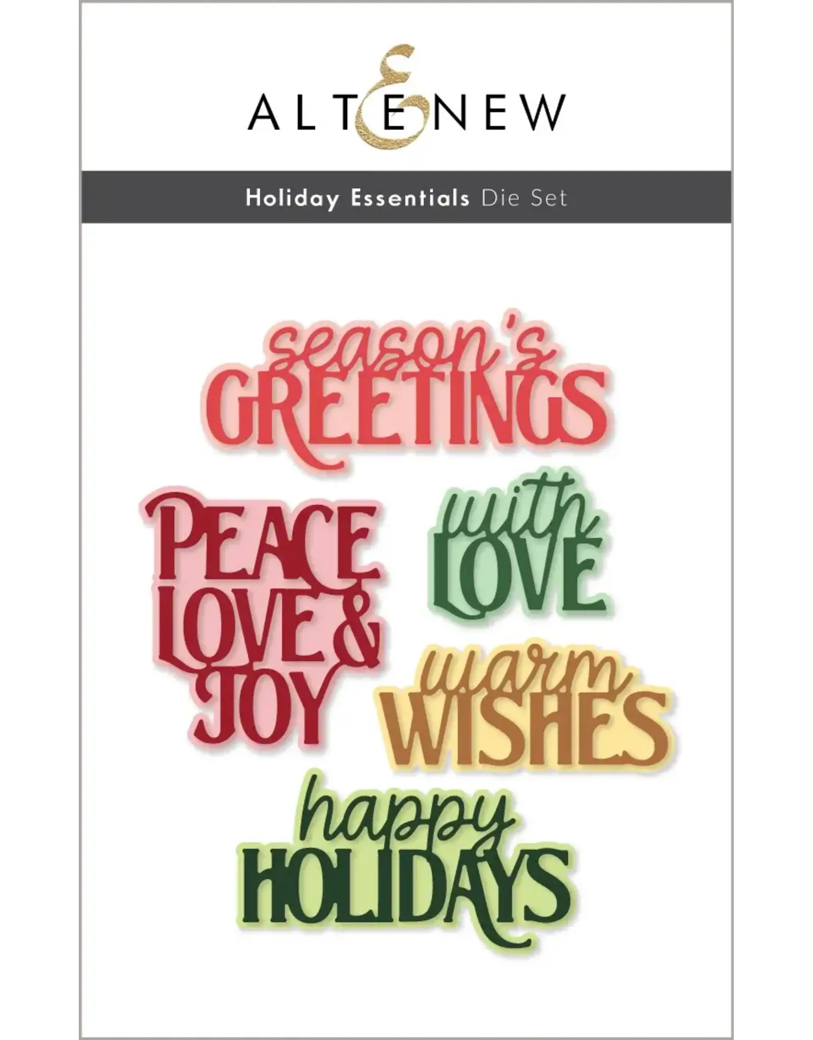 ALTENEW ALTENEW HOLIDAY ESSENTIALS DIE SET