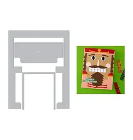 HERO ARTS HERO ARTS CRACKIN' CHRISTMAS COLLECTION BIG MOUTH SLIDER ETCHED DIE SET