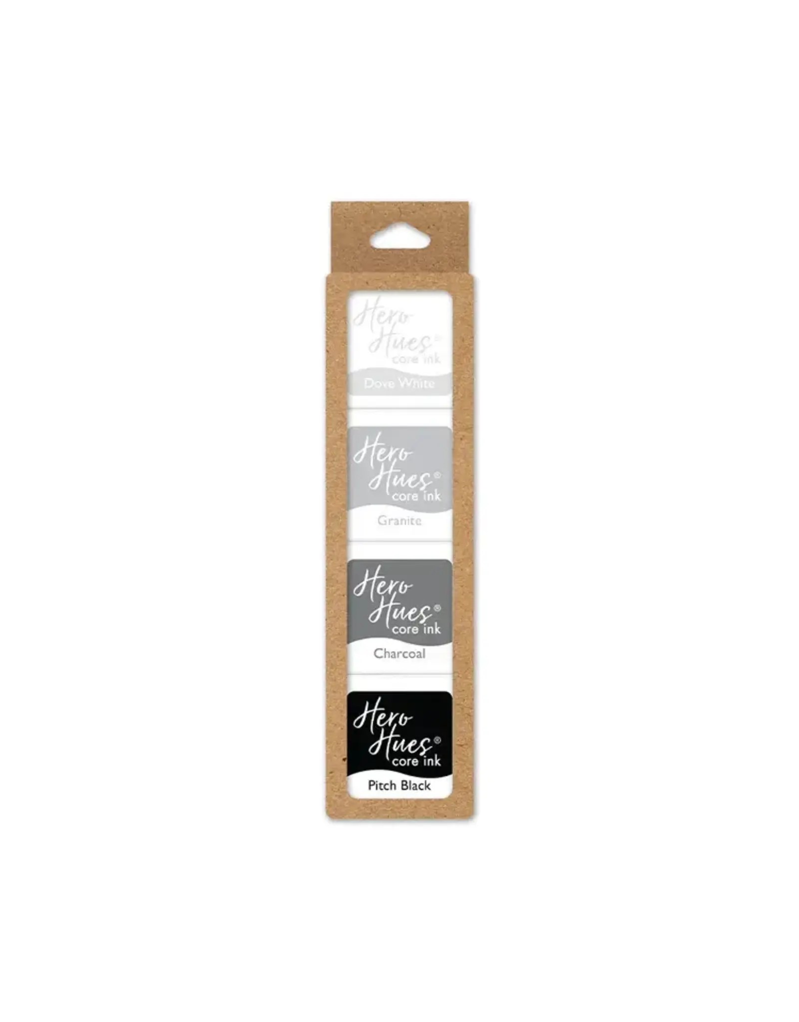 HERO ARTS HERO ARTS HERO HUES NEUTRALS CORE INK CUBES 4/PK