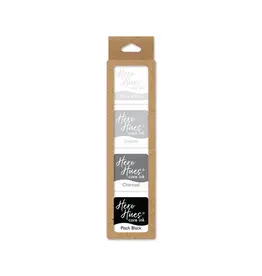 HERO ARTS HERO ARTS HERO HUES NEUTRALS CORE INK CUBES 4/PK