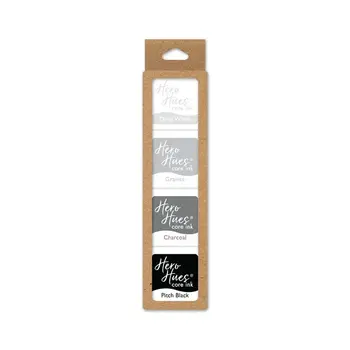 HERO ARTS HERO ARTS HERO HUES NEUTRALS CORE INK CUBES 4/PK