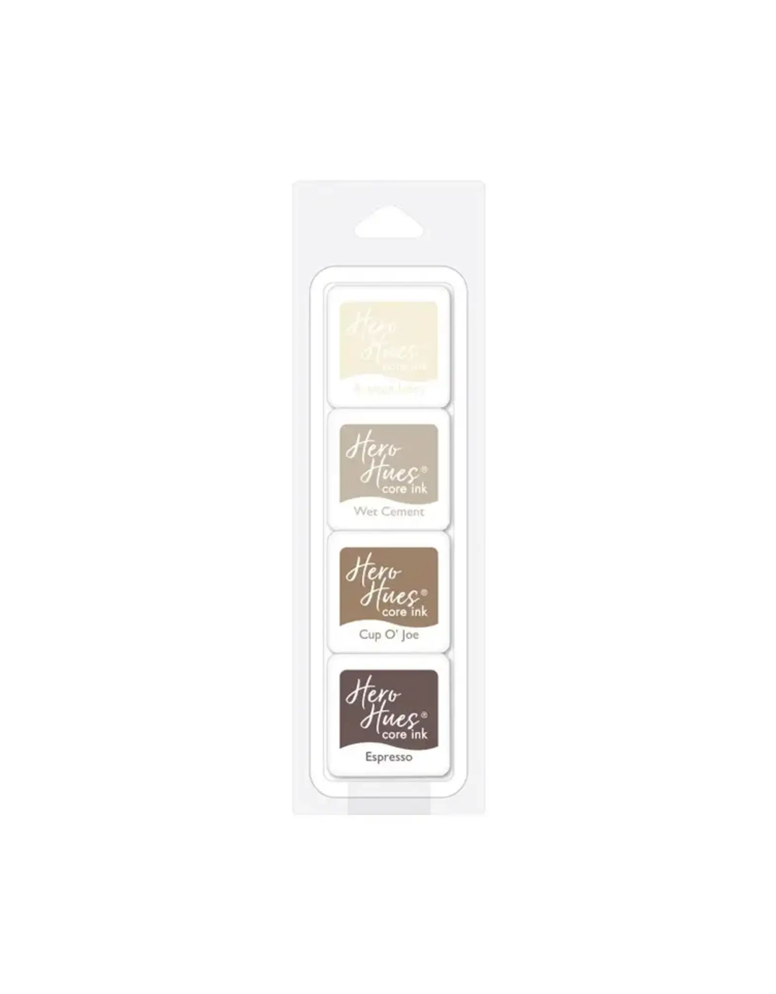 HERO ARTS HERO ARTS HERO HUES COOL BROWNS CORE INK CUBES 4/PK