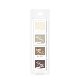 HERO ARTS HERO ARTS HERO HUES COOL BROWNS CORE INK CUBES 4/PK
