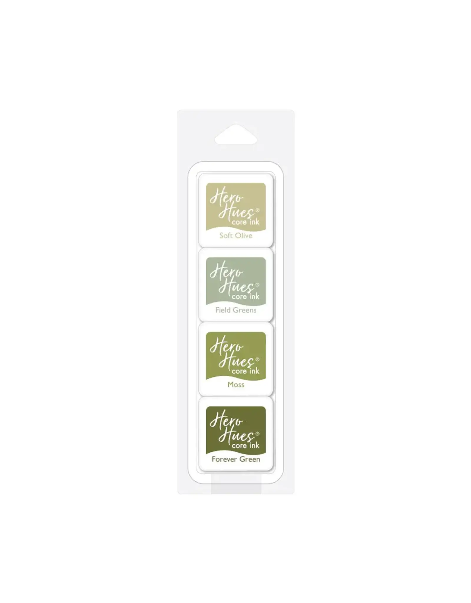 HERO ARTS HERO ARTS HERO HUES FRESH GREEN INK CUBES 4/PK