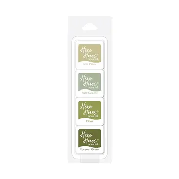 HERO ARTS HERO ARTS HERO HUES FRESH GREEN INK CUBES 4/PK