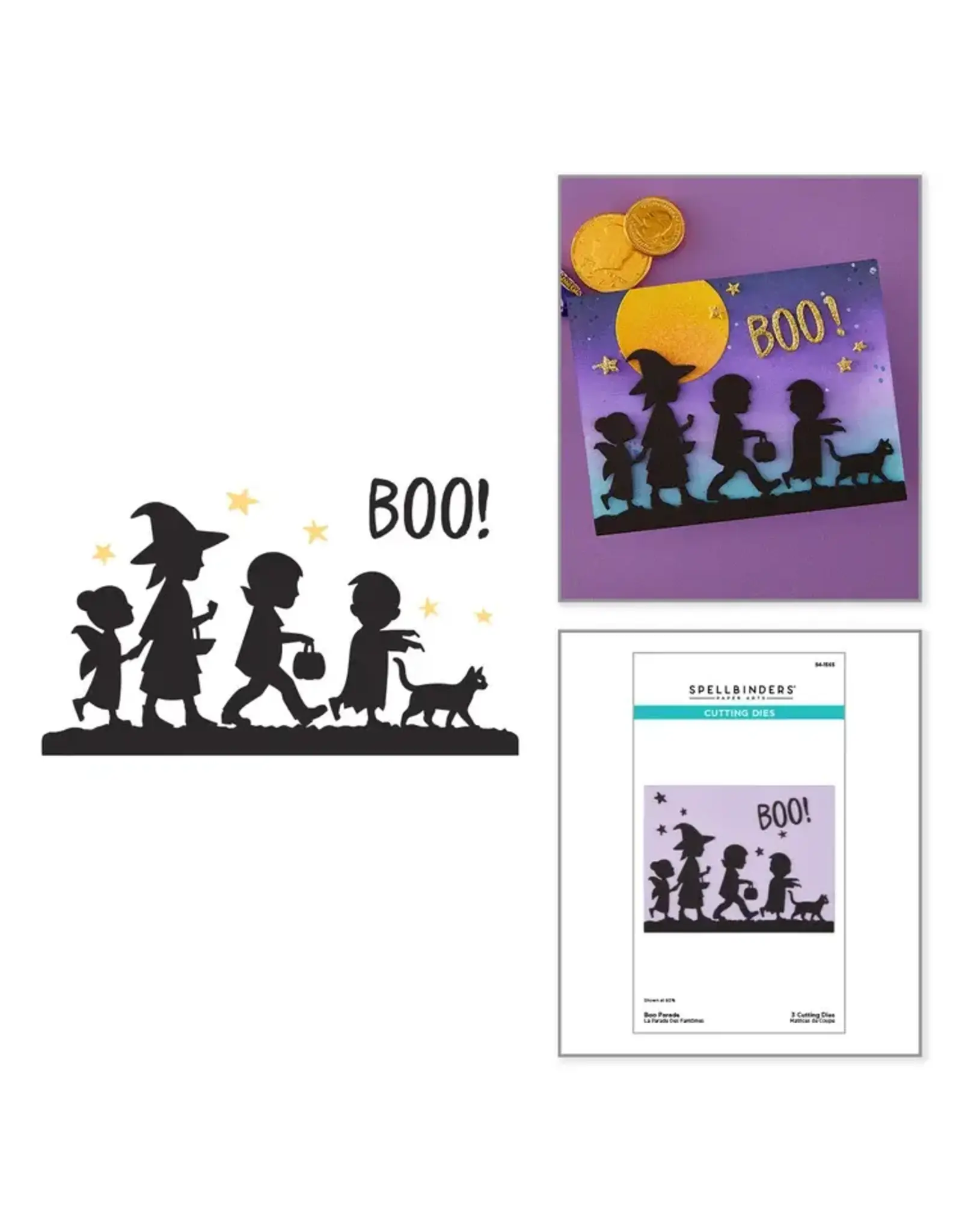 SPELLBINDERS SPELLBINDERS BOO PARADE ETCHED DIE SET