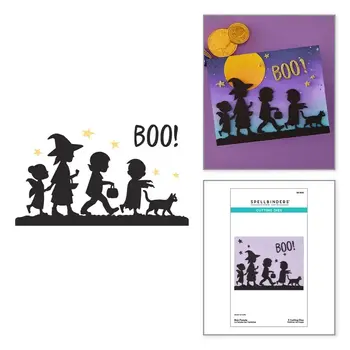 SPELLBINDERS SPELLBINDERS BOO PARADE ETCHED DIE SET