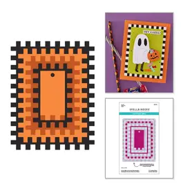 SPELLBINDERS SPELLBINDERS COLOR BLOCK ACCENT RECTANGLES ETCHED DIE SET