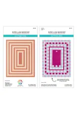 SPELLBINDERS SPELLBINDERS COLOR BLOCK ACCENT RECTANGLE DIE BUNDLE