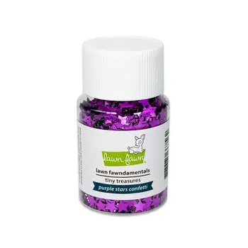 LAWN FAWN LAWN FAWN PURPLE STARS CONFETTI