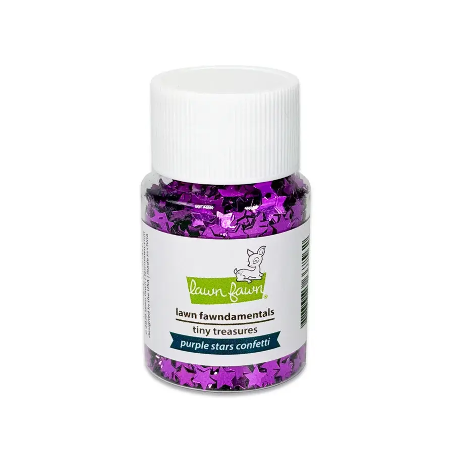 LAWN FAWN LAWN FAWN PURPLE STARS CONFETTI