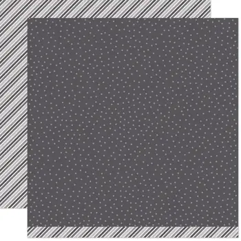 LAWN FAWN LAWN FAWN STRIPES 'N SPRINKLES AUTUMN HAUNTED HOUSE 12x12 CARDSTOCK