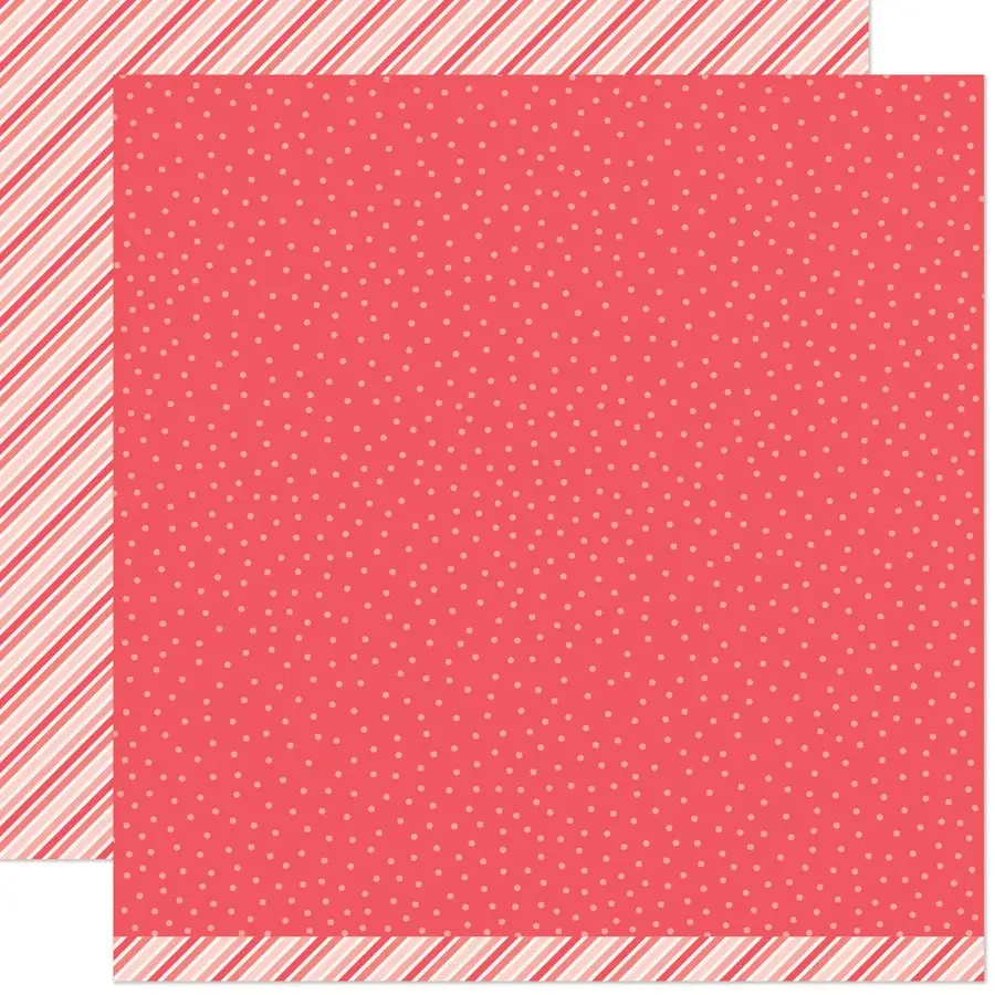 LAWN FAWN LAWN FAWN STRIPES 'N SPRINKLES AUTUMN APPLE BOBBING 12x12 CARDSTOCK